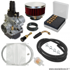 Pack carburation racing PHBG 21 universel pour moto 50 à boite scooter cyclomoteur * Prix spécial !