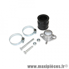 Pipe + manchon pour montage souple pour carburateur 50cc de 12 a 21 mm compatible pour scooter peugeot trekker speedfight vivacity buxy zenith