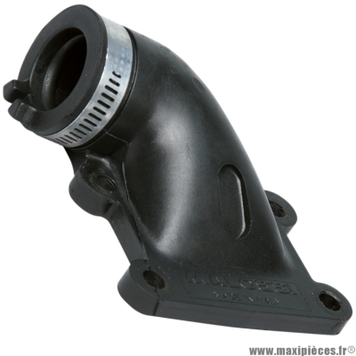 Pipe d’admission Malossi NBR pour scooter MBK Booster / Yamaha BWS, moteur Minarelli vertical 2T 50cc (toutes années)