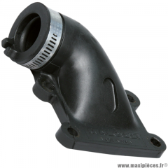 Pipe d’admission Malossi NBR pour scooter MBK Booster / Yamaha BWS, moteur Minarelli vertical 2T 50cc (toutes années)