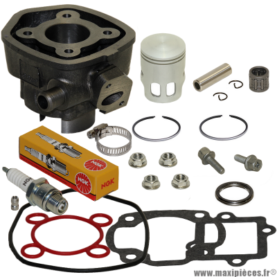 Kit cylindre piston bougie cage pour mbk nitro mach-g yamaha aerox jog 2T (liquide) * Prix spécial !