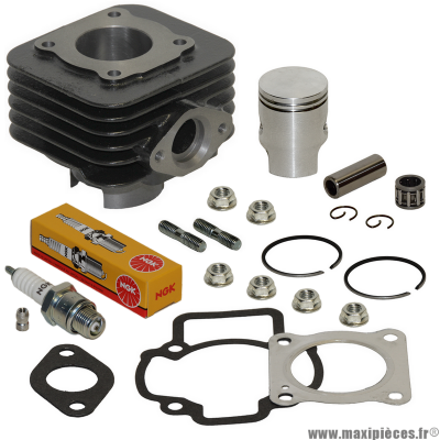 Kit cylindre piston bougie cage pour scooter Piaggio typhoon zip fly liberty nrg sfera vespa gilera italjet derbi aprilia * Prix spécial !