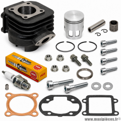 Kit Cylindre-Piston Fonte Type Origine + Accessoires de Montage - MBK Booster / Yamaha Bws 50cc (Toutes années) * Prix spécial !
