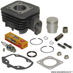 Kit cylindre piston bougie cage pour scooter Peugeot 50cc 2 temps ludix one snake trend + vivacity nouveau modèle kisbee 2013 * Prix spécial !