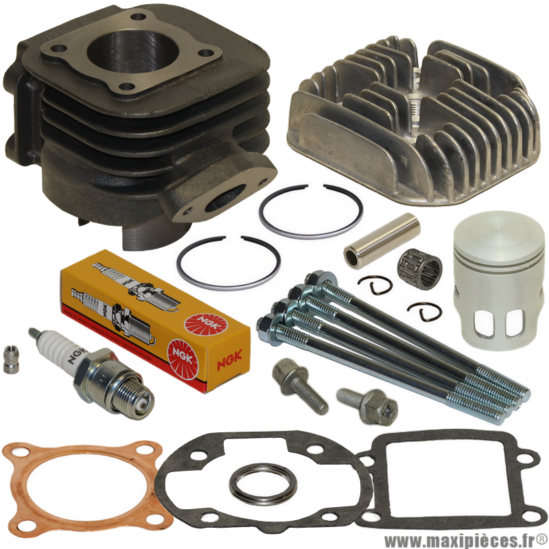 Kit haut moteur cylindre piston culasse Booster Spirit Stunt BWS Amico -  Maxi Pièces 50