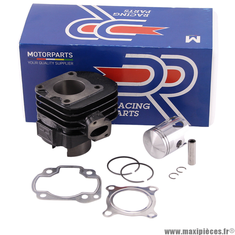KIT CYLINDRE DR FONTE POUR SCOOTER MBK 50 OVETTOMACH G, YAMAHA 50 NEOS JOG, APRILIA 50 SR, MALAGUTI 50 F10 50CC 2T