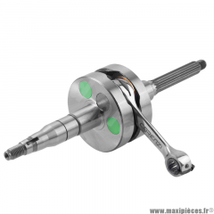 Embiellage/Vilebrequin Carenzi evolution (axe de piston 10 mm) pour scooter MBK Booster / Yamaha BWs 50cc 2T, toutes années