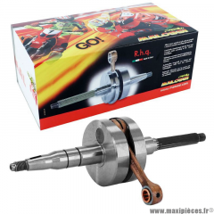 Embiellage/Vilebrequin malossi rhq (axe de piston 10 mm) pour scooter MBK Booster / Yamaha BWs 50cc 2T, toutes années
