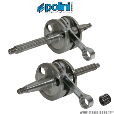 Vilebrequin Polini For race pour gilera, dna, typhoon, nrg, scarabeo, sr50, runner, stalker, vespa, zip Prix spécial !