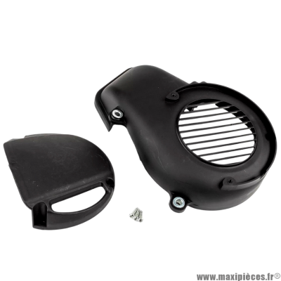 Volute / cache turbine noir avec écope pour scooter MBK Booster, Yamaha BWS et variantes (2004 à 2017)