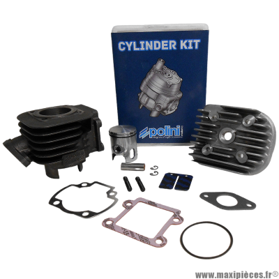Kit haut moteur 50 cc polini fonte air pour scooter aprilia amico sr 50 mbk booster stunt rocket yamaha bws