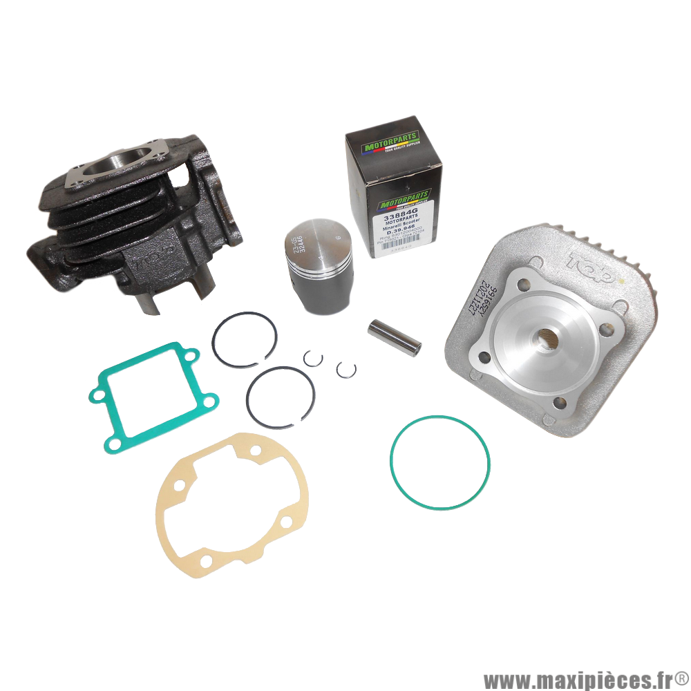 Haut moteur top performances fonte black trophy pour scooter Mbk booster 2004 spirit stunt rocket Yamaha bw's slider