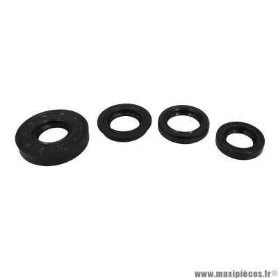 Joints spi (x4) d'embiellage+carter transmission pour scooter mbk booster, mach g, nitro, ovetto, stunt / yamaha aerox, bws, jog r, neos, slider