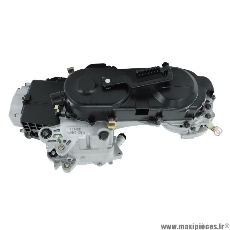 Moteur pour scooter 50cc chinois 4T gy6 139qmb roue en 10 pouces (longueur carter variation 400mm - axe de roue diamètre 16mm)