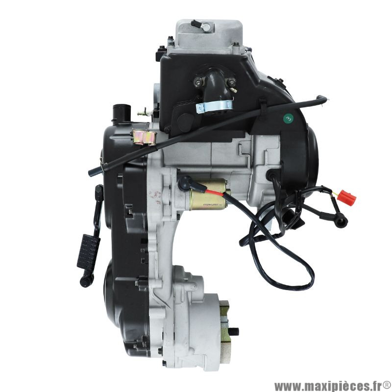 Moteur pour scooter 50cc chinois 4T gy6 139qmb roue en 10 pouces (longueur carter variation 400mm - axe de roue diamètre 16mm)