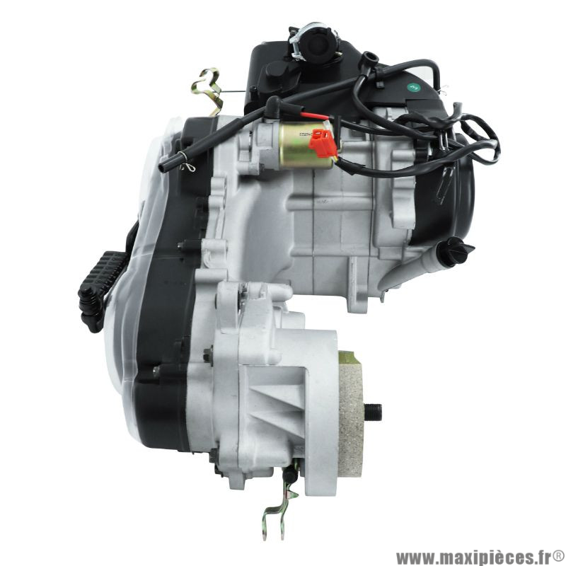 Moteur pour scooter 50cc chinois 4T gy6 139qmb roue en 10 pouces (longueur carter variation 400mm - axe de roue diamètre 16mm)