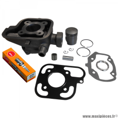 Kit cylindre piston avec cage aiguille et bougie pour scooter jet force c-tech tsdi ludix blaster liquide(type origine fonte) * Prix spécial !