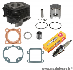 Kit cylindre piston bougie cage pour booster spirit stunt rocket yamaha bws aprilia amico sr 50... (type origine fonte) * Prix spécial !