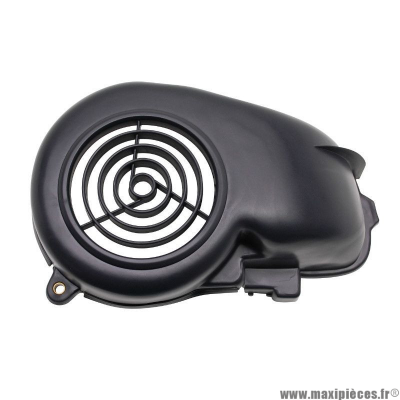 Cache turbine noir adaptable pour motorisation Minarelli horizontal Mbk ovetto Yamaha neos Aprilia sr et autre modèles