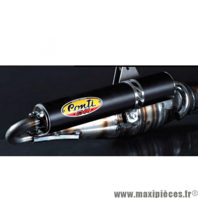 Silencieux/Cartouche Conti CHR-V3 ALU noir pour scooter *Déstockage !