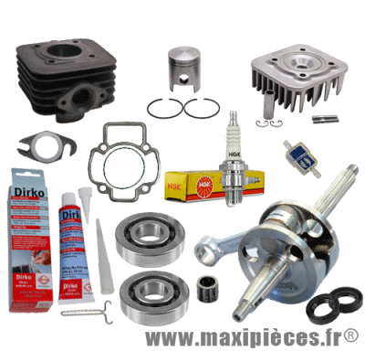 Pack kit moteur complet Polini pour piaggio typhoon fly liberty nrg vespa zip gilera tph stalker italjet derbi aprilia...