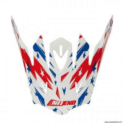 Visière pour casque cross marque NoEnd cracked enfant usa