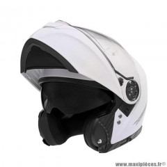 Casque type integral modulable marque Nox n965 blanc perle taille m