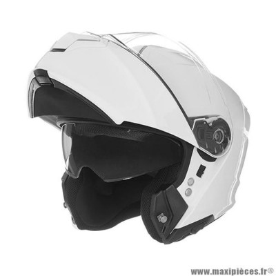 Casque type integral modulable marque Nox n960 blanc perle taille xs