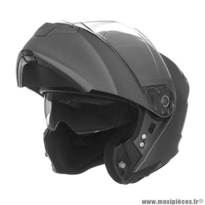 Casque type integral modulable marque Nox n960 titanium mat taille xs