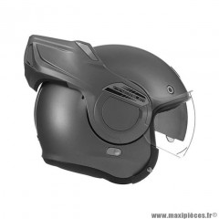 Casque type integral modulable marque Nox stratos titanium mat taille xs