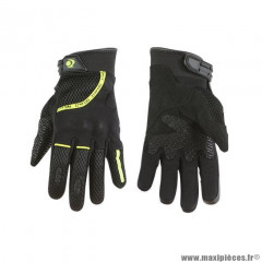 Gants moto trendy ete gt225 - callao noir / jaune fluo taille XS