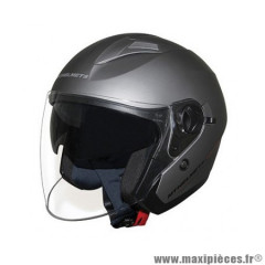 Casque type jet mt boulevard svs uni gris titanium mat taille m