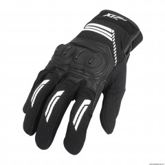 Gants motos printemps/ete adx denver noir/blanc taille S