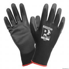 Gants atelier polyurethane noir homologue - taille 8