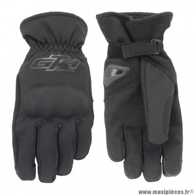 Gants motos noend gtr 4 seasons waterproof coques black taille XS