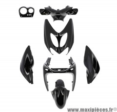 Kit carrosserie Tun'r (7 pièces) noir pour scooter nitro / aerox 1997-2012