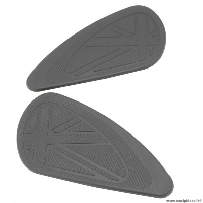 Pads de protection de réservoir x2 marque NoEnd pour moto couleur noir universel (archive motorcycle)