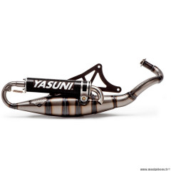 Pot d'échappement marque Yasuni R Carbon / kevlar pour scooter piaggio nrg-ntt-typhoon-zip (tub420ck)