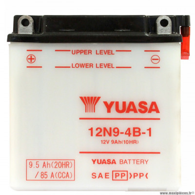 Batterie marque Yuasa 12N9-4B-1 pour archive motorcycle 50-125-250cc