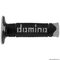 Revêtements poignée 120mm marque Domino cross bi-composants couleur noir / gris a260