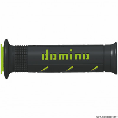 Revêtements poignée 120mm / 125mm marque Domino road bi-composants couleur noir / vert a250