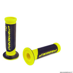 Revêtement poignée marque ProGrip 732 couleur jaune fluo / noir (x2)