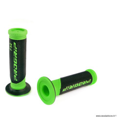 Revêtement poignée marque ProGrip 732 couleur vert fluo / noir (x2)