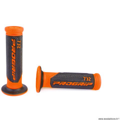Revêtement poignée marque ProGrip 732 couleur orange fluo (x2)