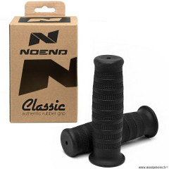 Revêtements poignées x2 marque NoEnd Classic pour moto rocket couleur noir