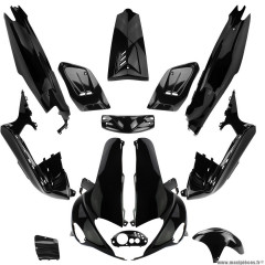 Kit carrosserie 13 pièces pour scooter gilera runner 1997-2004 50-125-180cc couleur noir brillant