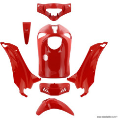 Kit carrosserie 7 pièces pour scooter piaggio liberty livraison 50-125-150-200cc 2004-2014 couleur rouge