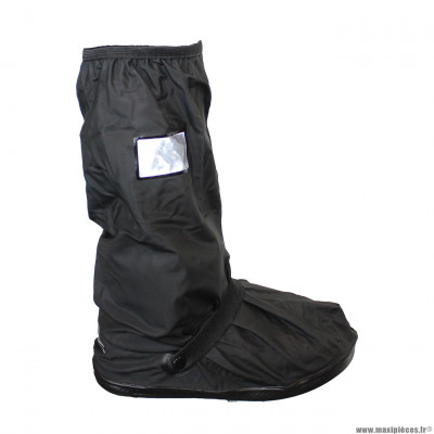 Sur-bottes moto imperméables semelles caoutchouc taille L