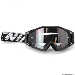 Masque / lunette cross marque NoEnd pour moto 7.2 cracked series couleur noir