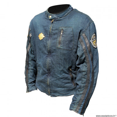 Blouson marque Archive jean's denim / cuir taille M